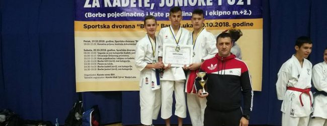KBS “Zmaj” i KK “Tempo” uspješni na državnom karate prvenstvu za kadete, juniore i U21
