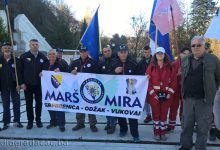 FOTO: Učesnici “Marša mira Potočari – Vukovar 2018” prošli kroz Gradačac