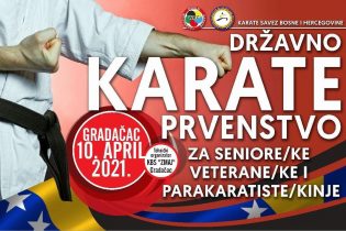 U Gradačcu održano Državno prvenstvo Bosne i Hercegovine u karateu