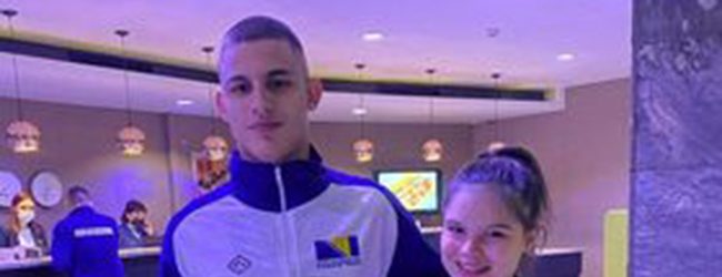 Esma Pašalić i Sadin Mulahalilović stigli u Finsku gdje nastupaju na Evropskom karate prvenstvu