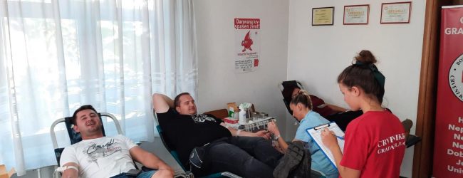 Krv darovala 42 dobrovoljna davaoca