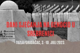 U Tuzli i Gradačcu od 3. do 10. jula “Dani sjećanja na genocid u Srebrenici”