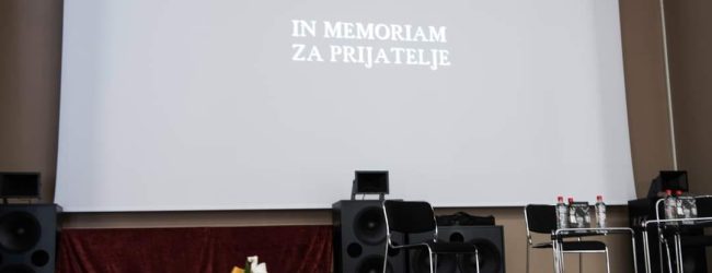Upriličena projekcija kratkog filma “In memoriam za prijatelje” i promocija knjige “Praktikum govornog jezika” autorice Jasminke Šipke