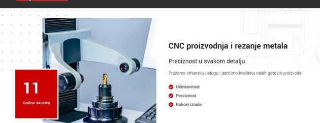 Firma CNC-METAL iz Belišća (Hrvatska) zapošljava školovane CNC-operatere