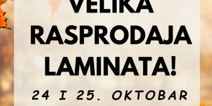 Velika rasprodaja laminata u Laminat Expertu!