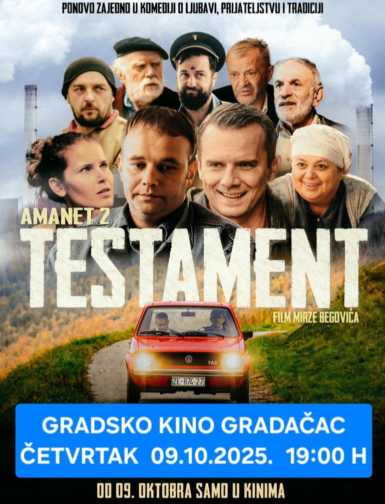 TESTAMENT plakat