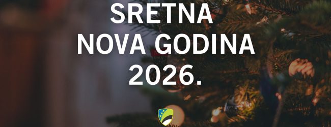 Premijer Tuzlanskog kantona uputio čestitku za Novu 2026. godinu