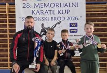 KBS “Zmaj” osvojio četiri medalje na Međunarodnom karate kupu u Slavonskom Brodu