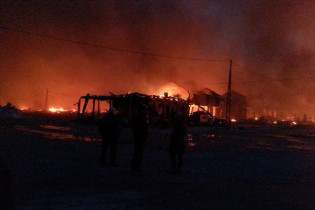Veliki požar u Porebricama na gradačačkoj pijaci