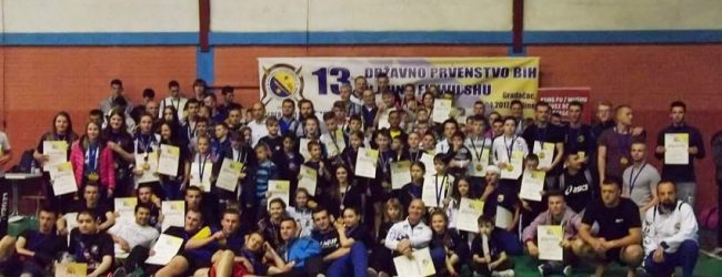 13. kung fu Prvenstvo BiH: KBS Zmaj osvojio 10 medalja
