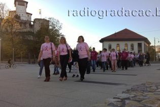 Mirnom šetnjom upućena poruka da je prevencija prvi korak u borbi protiv karcinoma dojke