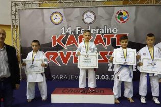 KBS “Zmaj” osvojio 8 medalja na Karate prvenstvu FBiH za mlađe kategorije