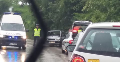 Saobraćajna nezgoda na izlazu iz Gradačca prema Ormanici