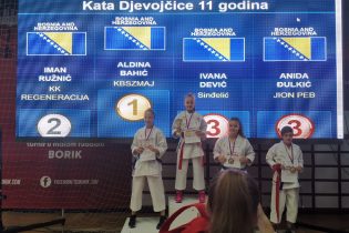 KBS “Zmaj” osvojio pet medalja na međunarodnom karate turniru u Banja Luci