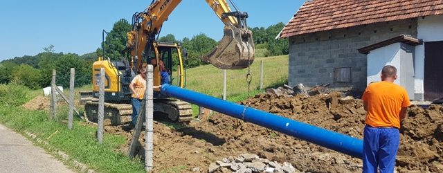 Nastavljeni radovi na izgradnji vodovoda za južni dio grada Gradačac