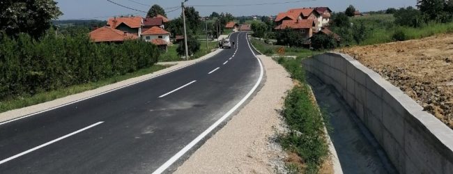 Završena rekonstrukcija dijela regionalnog puta u Srnicama Gornjim