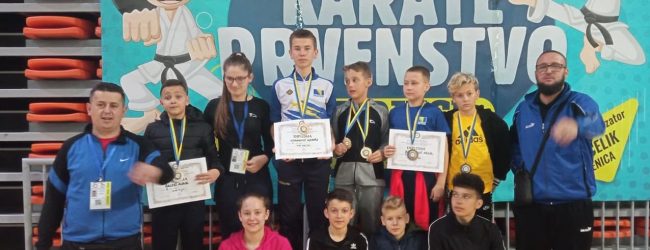 Karate klub”Tempo” osvojio sedam medalja na Državnom prvenstvu za djecu