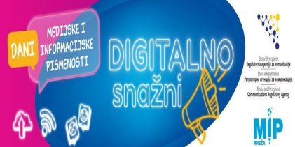 „DIGITALNO SNAŽNI“ –  DANI MEDIJSKE I INFORMACIJSKE PISMENOSTI U BOSNI I HERCEGOVINI 2024. GODINE