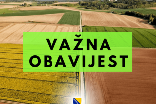 Važna obavijest za poljoprivredne proizvođače