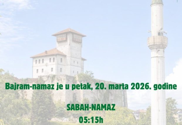 U petak 20. marta prvi dan Ramazanskog bajrama