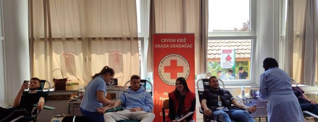 Srednjoškolci darivali krv