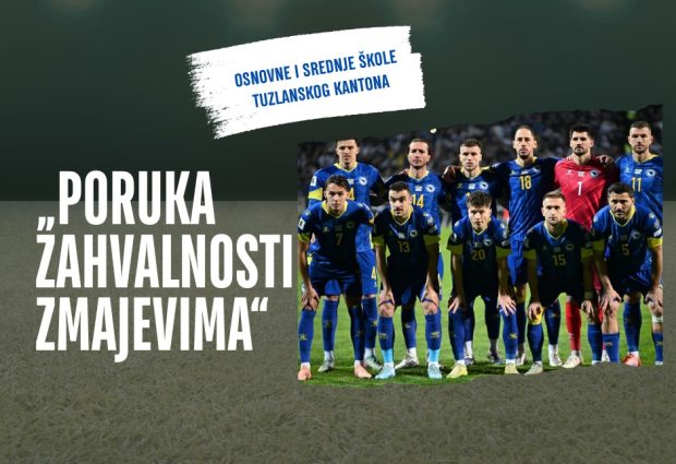 Školarci šalju poruku zahvalnosti Zmajevima