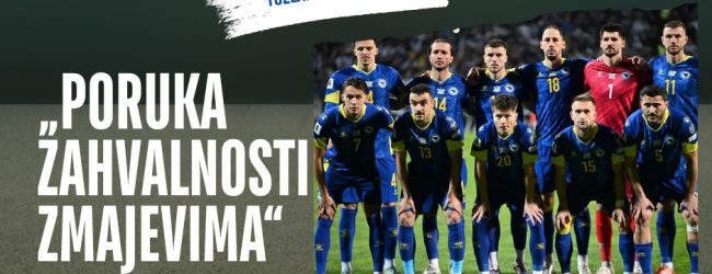Školarci šalju poruku zahvalnosti Zmajevima
