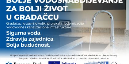BOLJE VODOSNABDIJEVANJE ZA BOLJI ŽIVOT U GRADAČCU